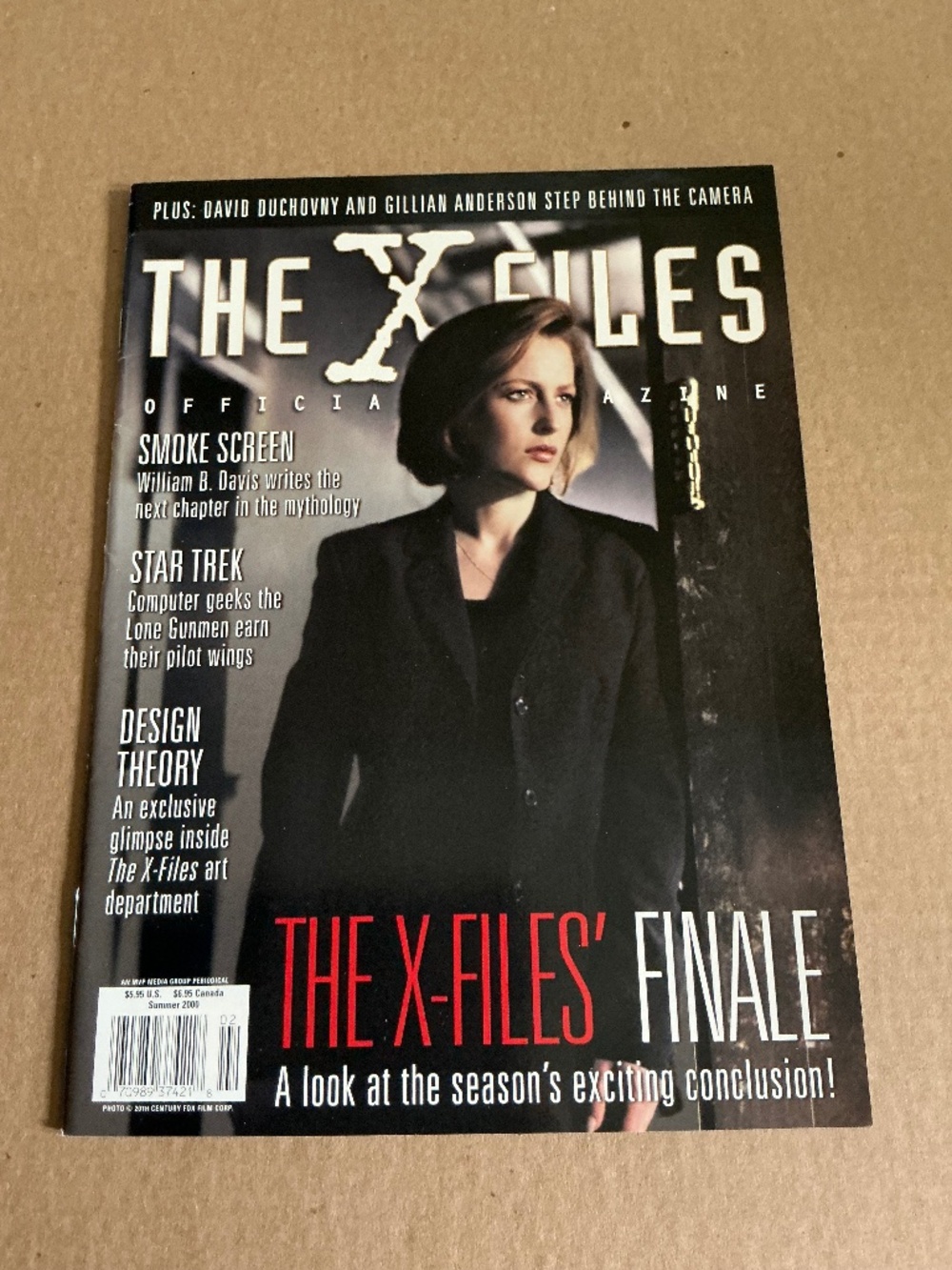 The X-Files Official Magazine Gillian Anderson Cover Summer 2000